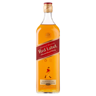 Johnnie Walker Red Label Blended Scotch Whisky 1 L