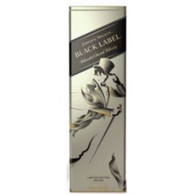 Johnnie Walker Black Label in Tinnen Tube