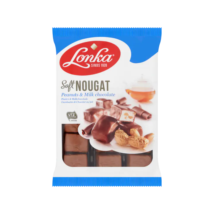 Lonka Soft nougat pinda melk