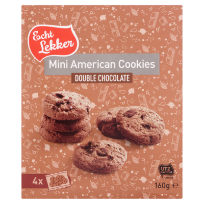 Echt Lekker Mini American Cookies 160 g