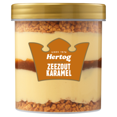 Hertog Karamel Zeezout IJsbeker 430 ml