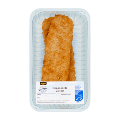 Huismerk Verse Vismarkt Gepaneerde Visfilet