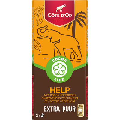 Côte d'Or Extra puur (Cocoa Life Helpt)