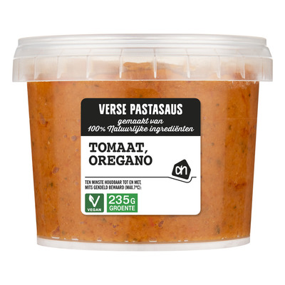 Huismerk Verse pastasaus tomaat, oregano