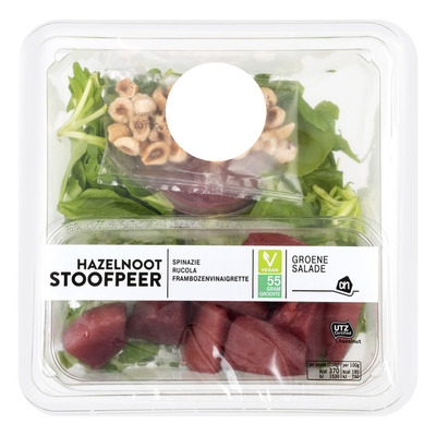 Huismerk Groene salade stoofpeer