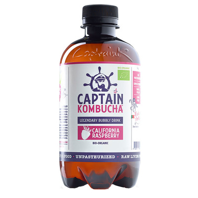 Captain Kombucha California raspberry