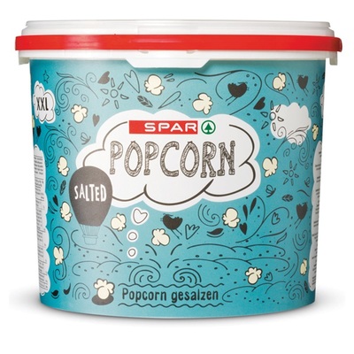 Huismerk popcorn zout