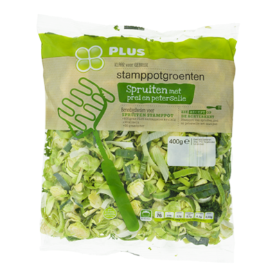 Huismerk Spruiten, Groene Kool & Prei Stamppot