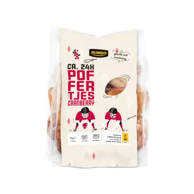 Huismerk Poffertjes Cranberry