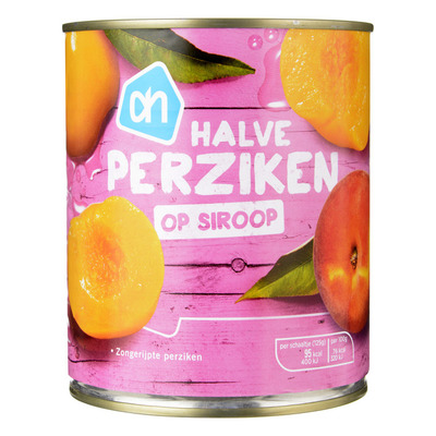 Huismerk Perziken half op siroop