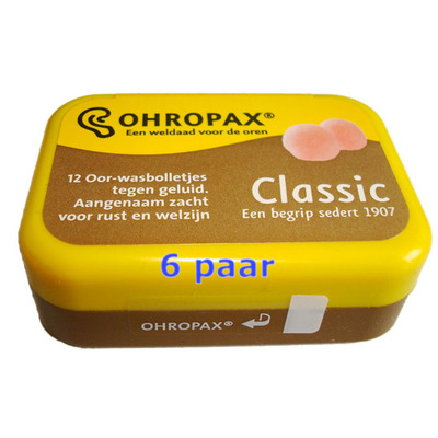 Ohropax Oor-wasbolletjes