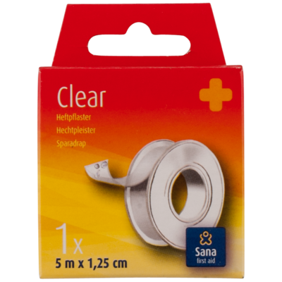 Sana First Aid Hechtpleister 5 meter x 1.25 centimeter