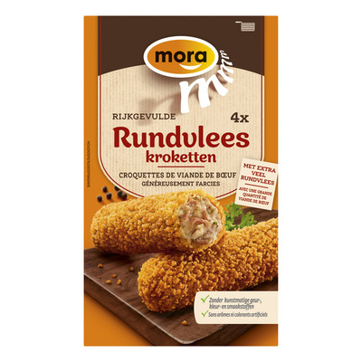Mora Rundvleeskroketten extra gevuld