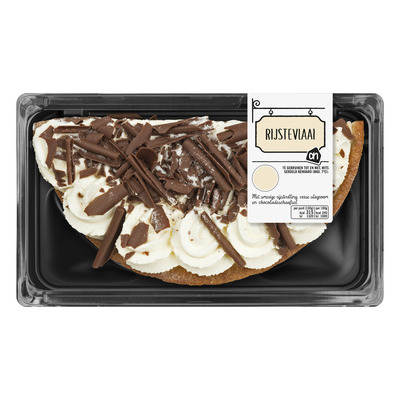 Huismerk Rijstevlaai half