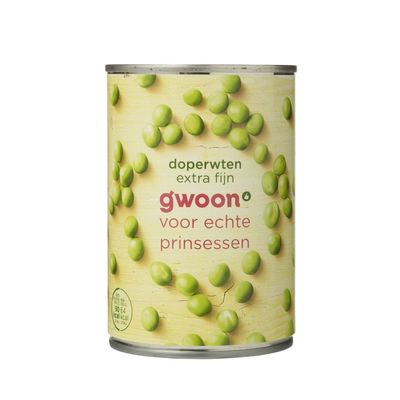 G'woon Doperwten Extra Fijn