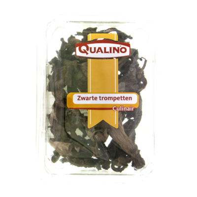 Qualino Zwarte trompetten gedroogd