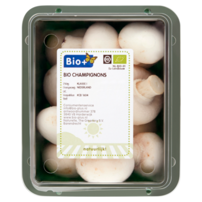 Bio+ Paddenstoelen Champignons wit bio