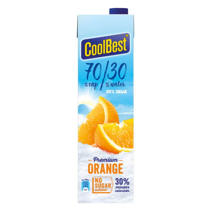 CoolBest Premium Orange 70% Sap / 30% Water