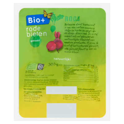 Bio+ Gekookte rode bieten biologisch