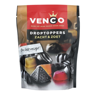 Venco Droptopper zacht zoet