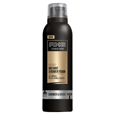 Axe Shower Foam Gold Oud Wood & Fresh Vanilla 200 ml