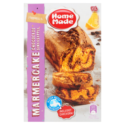 HomeMade Marmercake Chocolade Sinaasappel 400 g