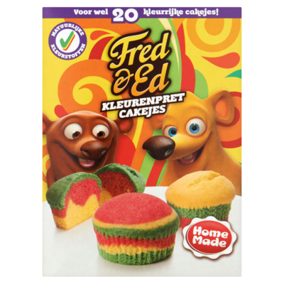 HomeMade Fred & Ed Kleurenpret Cakejes 435 g