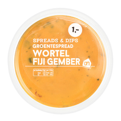 Huismerk Groentespread wortel fijigember