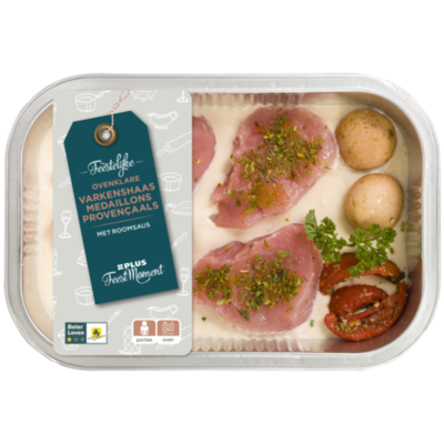 PLUS Feestmoment Ovenschotel varkenshaas medaillons
