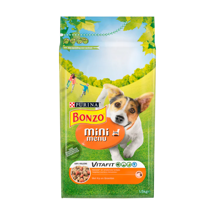 Bonzo Vitafit Mini Menu met Kip en Groenten