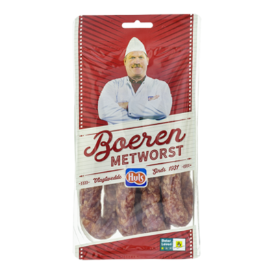 Huls Boerenmetworst 4 stuks