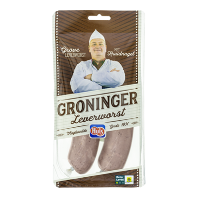 Huls Groninger leverworst 2 stuks