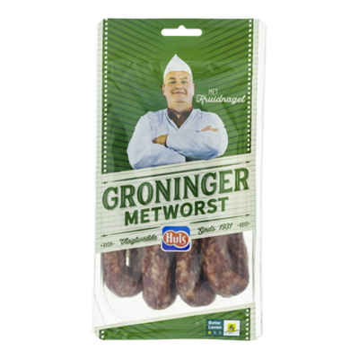Huls Groninger metworst 4 stuks