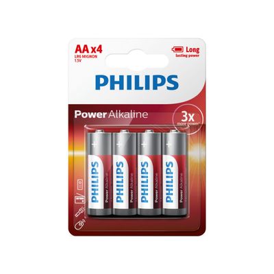 Philips Power Alkaline Aa/lr6 Blister 4