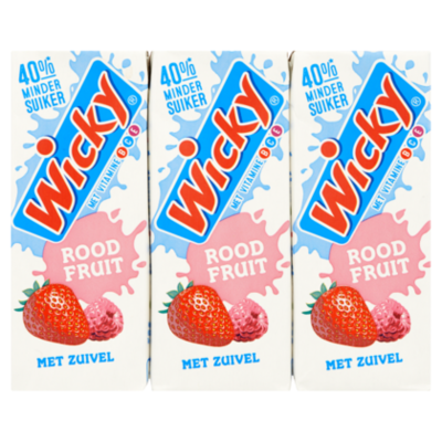 Wicky Fruitzacht rood fruit 6-pack