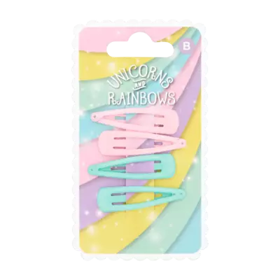 Unicorns and Rainbows Haarspeldjes