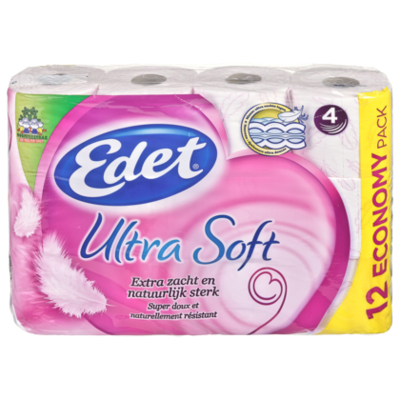 Edet Edet Ultra Soft Toiletpapier 12 rol