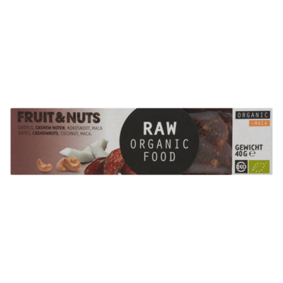 Raw Organic Food Fruit & Noten + Ma