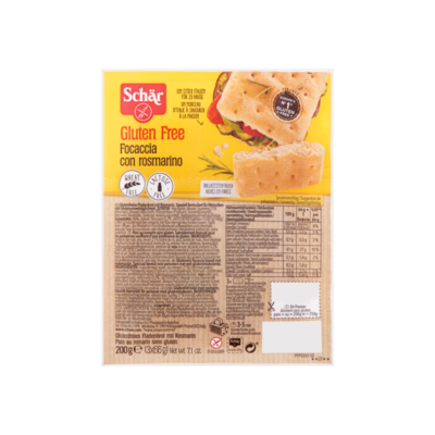 Schär Gluten Free Focaccia con Rosmarino
