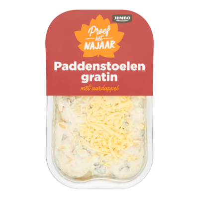 Huismerk Paddenstoelen Gratin met Aardappel