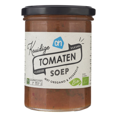 Huismerk Biologisch Kruidige tomatensoep