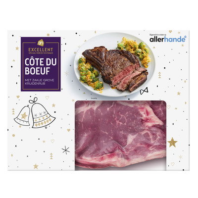 Huismerk Côte de boeuf met sachet kruiden