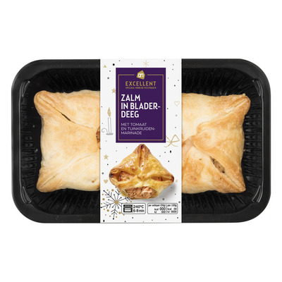 Huismerk Zalm in bladerdeeg