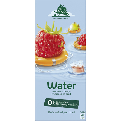 Van de Boom Fruitwater framboos