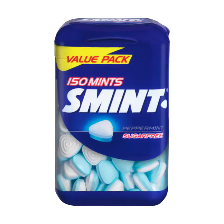 Smint Mints Peppermint Sugarfree Value Pack 150 Stuks