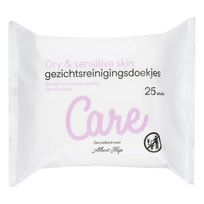 Care Dry skin gezichts reinigingsdoekjes