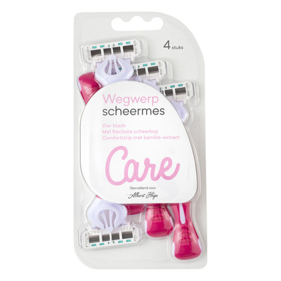 Care Dames wegwerpmesjes 4-blads