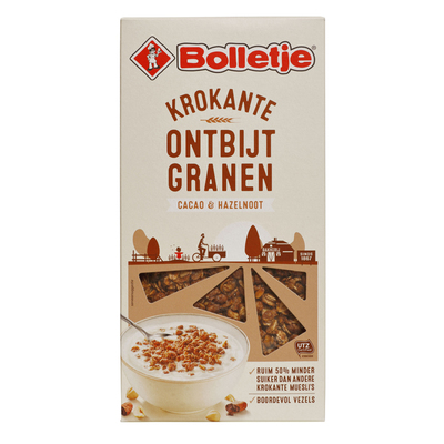 Bolletje Krokante ontbijtgranen cacao & hazelnoot