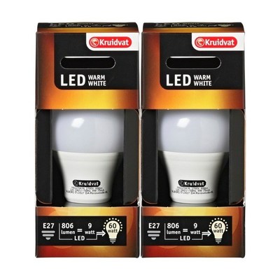 Huismerk A60 E27 9W Ledlampen
