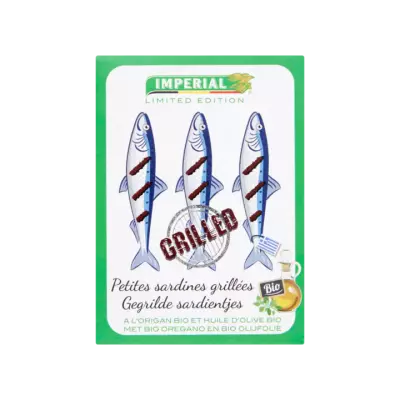 Imperial Gegrilde Sardientjes met Bio Oregano en Bio Olijfolie Limited Edition